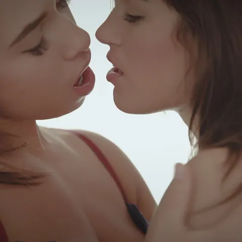 Julia Roca: Blonde European Kisses Her Partner in a Lust Cinema Set – photo 5 of 10