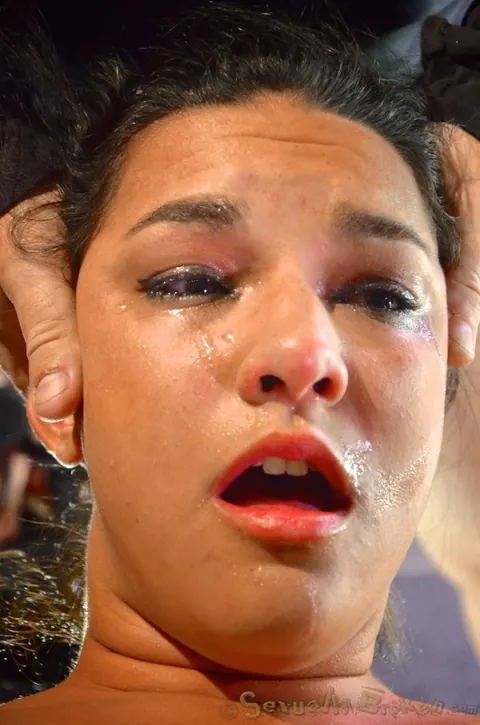 Paisley Parker: Latina Brunette Bound for Throat Fuck and Anal Before Facial – photo 11 of 16