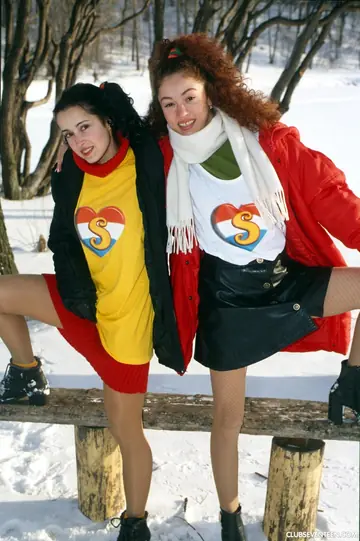 European Women Kiss and Explore Each Other in Lesbian Play