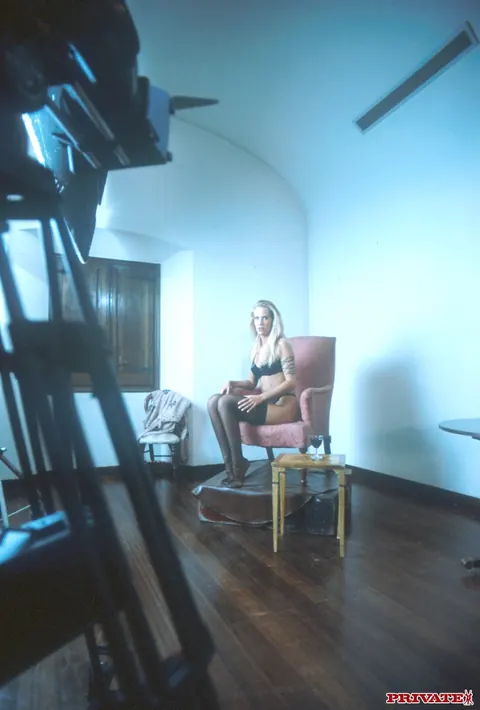 Carmen Vera: Blonde MILF and Latina in Stockings Share Cocks in a Group – photo 6 of 20