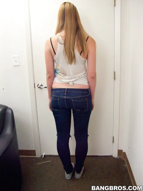 Emma Ash: Tall Pale Blonde Strips Out of Her Lingerie at the Casting – photo 7 of 20