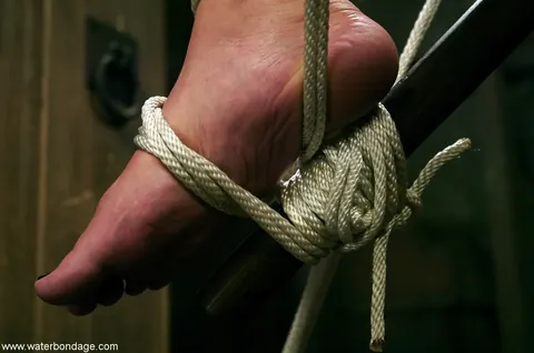 Annie Cruz: Slim Asian MILF Bound in Rope Bondage – photo 12 of 21