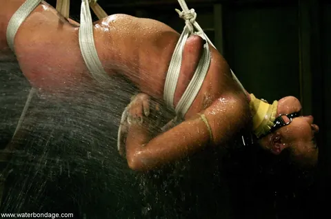 Annie Cruz: Slim Asian MILF Bound in Rope Bondage – photo 15 of 21