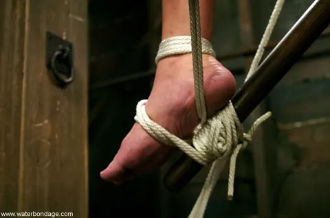 Annie Cruz: Slim Asian MILF Bound in Rope Bondage – photo 13 of 21