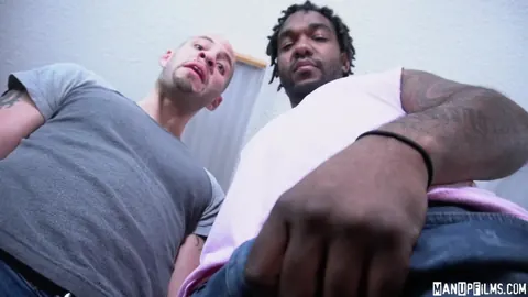 Interracial Men Kiss and Fuck on Camera – photo 11 of 20