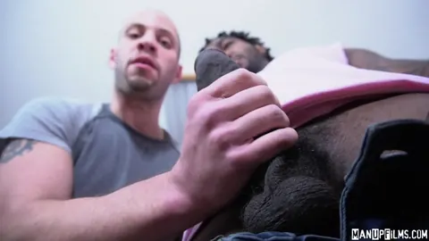 Interracial Men Kiss and Fuck on Camera – photo 13 of 20