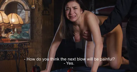 Kira Axe: Brunette Sub Gets Spanked and Fucked Doggy Style in Bondage – photo 13 of 21