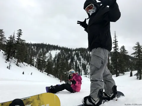 Kristen Scott: Two Skinny Women Pose on the Ski Slopes in Boots – photo 6 of 16