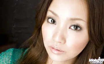 Rika Aiuchi – Japanese Brunette with Big Natural Tits in Heels Spreads Her Pussy