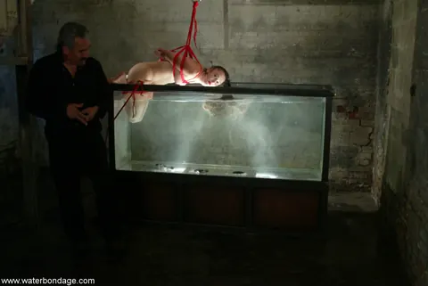 Maya Matthews: Petite Tattooed Brunette Submits to Water Bondage – photo 5 of 21