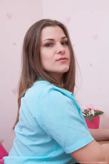Petite Ukrainian Secretary Shows Her Hairy Pussy and Uses a Toy at Work
