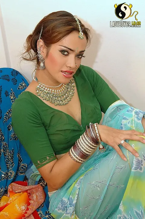 Indian Trans Woman Shows Her Enhanced Tits and Masturbates – photo 3 of 21