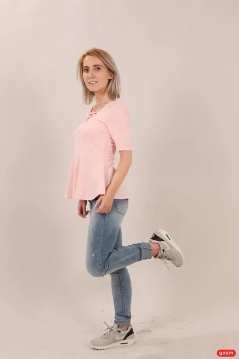 Lou Nesbit: Slim German Blonde Sucks and Rides Him in Jeans and Socks – photo 15 of 15