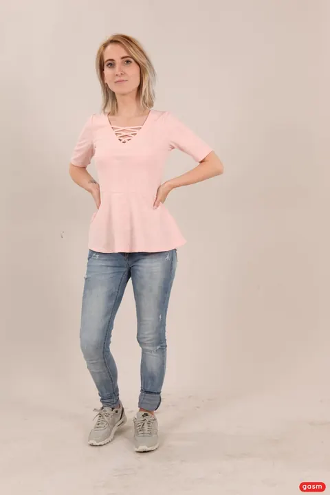 Lou Nesbit: Slim German Blonde Sucks and Rides Him in Jeans and Socks – photo 8 of 15