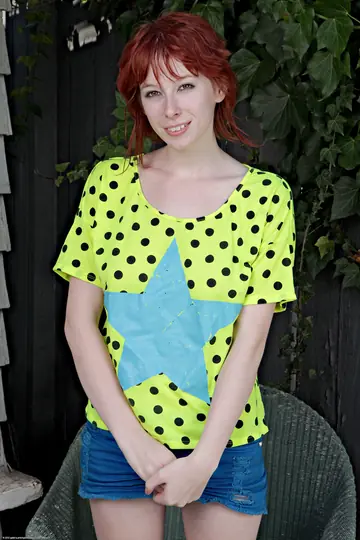 Zoey Nixon – Petite Redhead Flaunts Her Big Natural Tits and Pees Outdoors