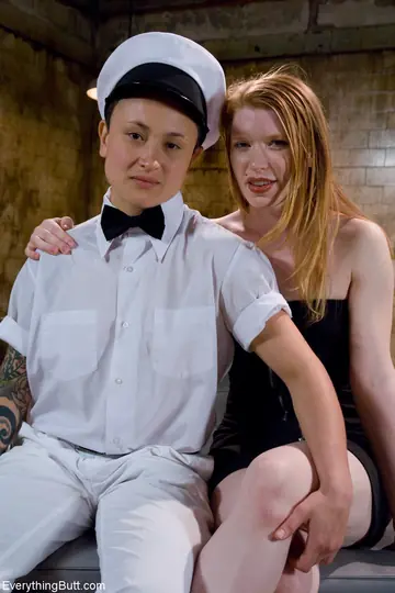 Syd Blakovich – Petite Redhead MILF in Lesbian Bondage Anal Play