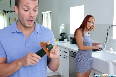 Holly Lace: Redhead MILF Sucks Cock and Rides in Panties – photo 1 of 16