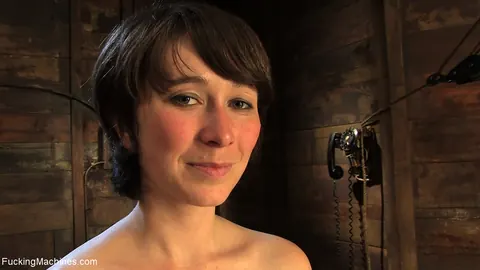 Claudia LeNoir: Tattooed Brunette MILF Rides Golden Dildo in Bondage – photo 21 of 21