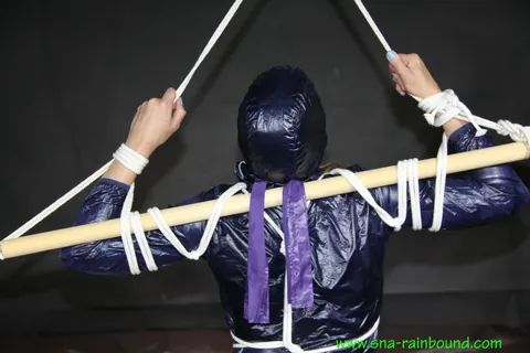 Amateur PAWG Bound and Gagged Spreads Wide – photo 3 of 16