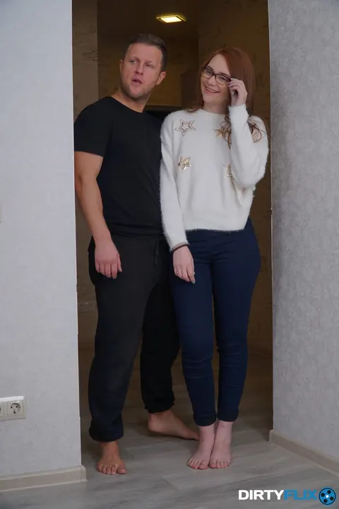 Alta Sierra: Redhead in Glasses Rides Him Outdoors and Takes Cum in Her Mouth – photo 2 of 20