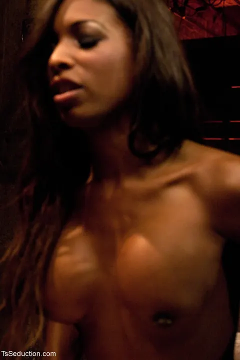 Trans Woman Stands Nude, Turns, Arches Back and Lifts Chin – photo 4 of 11