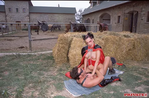 Michelle Wild: Busty Hungarian MILFs in Bondage Group Sex Outdoors – photo 13 of 21