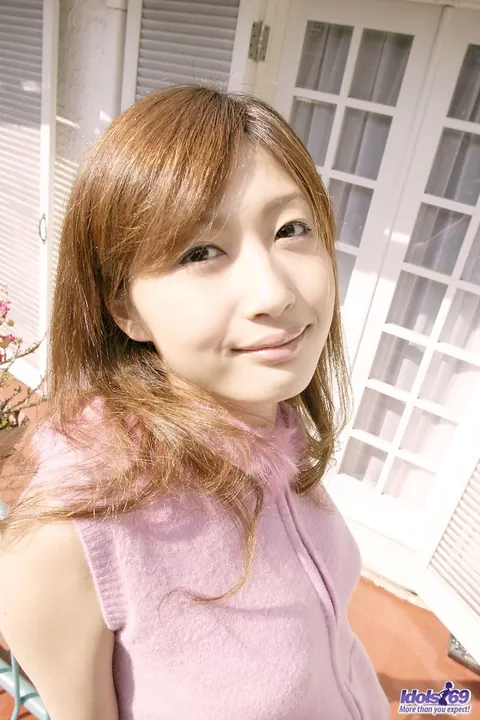 Mio Kimori: Japanese Redhead MILF Pulls Panties Aside and Uses a Dildo – photo 1 of 15