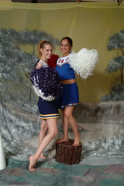 Busty Hairy Lesbians in Uniforms Lick and Finger Each Other – photo 2 of 21