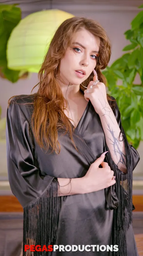 Eden Ivy: Tattooed Redhead Takes Anal Doggy Style in Selfie – photo 1 of 21
