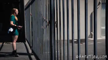 Jessica Kay – Redhead in Bondage Sucks Black Cock and Takes Anal