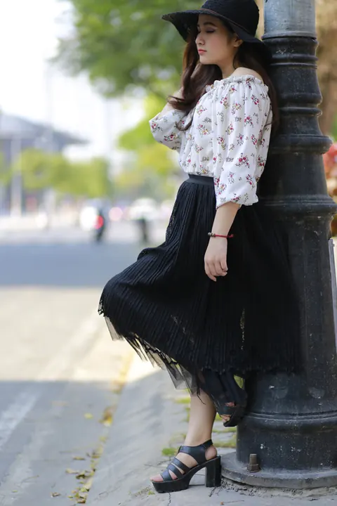 Petite Asian Brunette Flashes Her Pussy and Ass on Public Street – photo 14 of 21