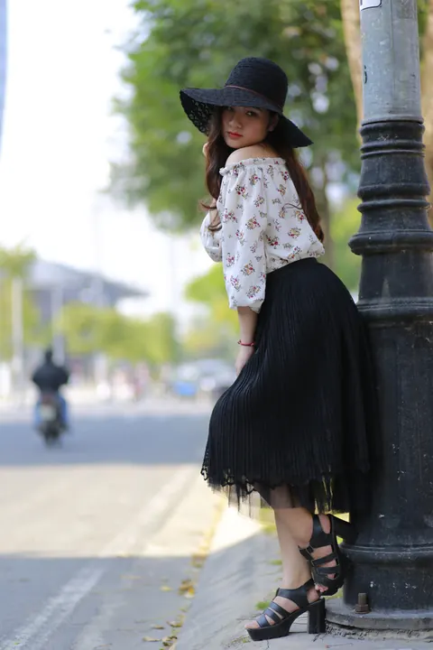 Petite Asian Brunette Flashes Her Pussy and Ass on Public Street – photo 11 of 21