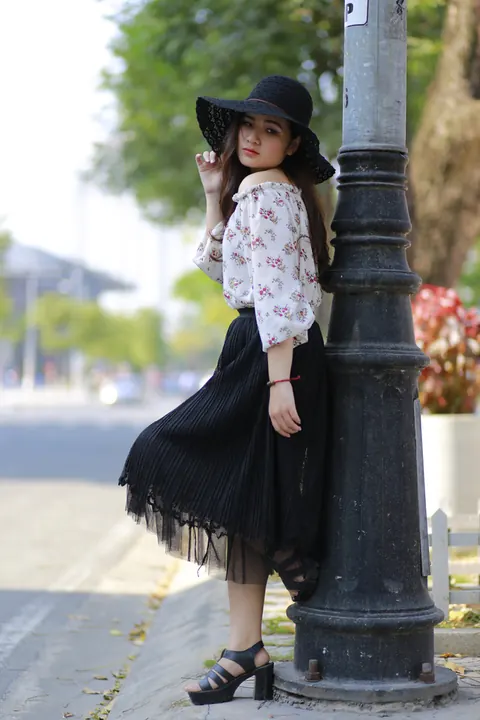 Petite Asian Brunette Flashes Her Pussy and Ass on Public Street – photo 13 of 21