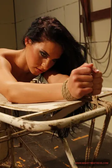 Mandy Bright – Hungarian MILF Dominates Brunette with a Dildo and Bondage