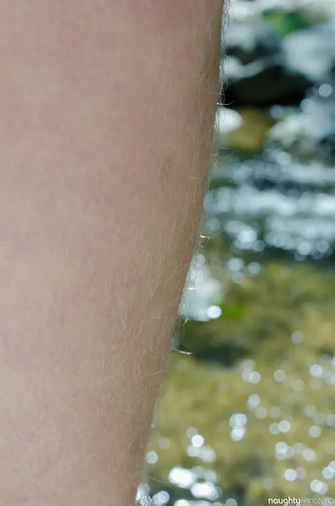 Hairy Woman Strips Out of Her Shorts Outdoors – photo 2 of 20
