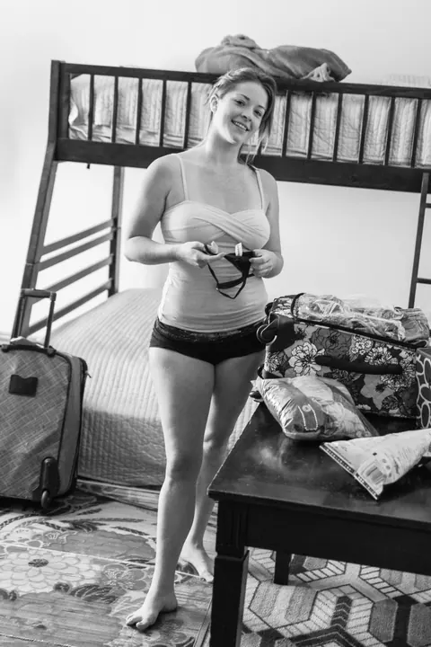 Sierra Sanders: Brunette MILF Strips Out of Her Lingerie – photo 2 of 21