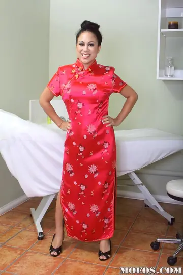 Busty Asian MILF Strips Out of Her Panties and Fingers Herself