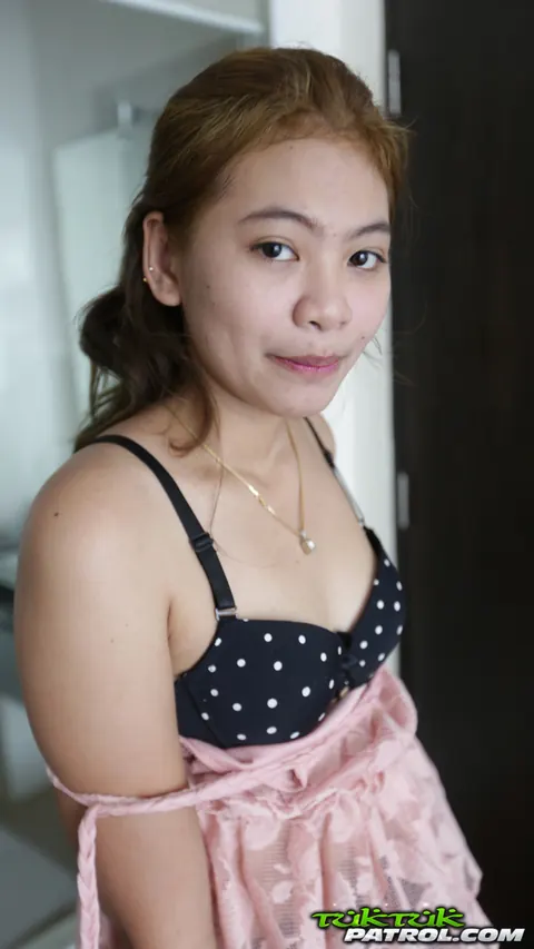 Petite Thai Brunette Strips Off Her Shorts to Show Her Hairy Pussy – photo 8 of 21