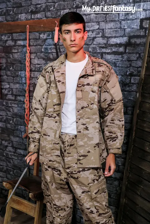 Soldier Kisses Partner Before Doggy Style Fuck – photo 3 of 15