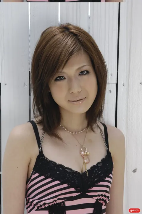Mari Sasaki: Petite Asian Brunette Undresses and Bares Her Natural Tits – photo 8 of 15