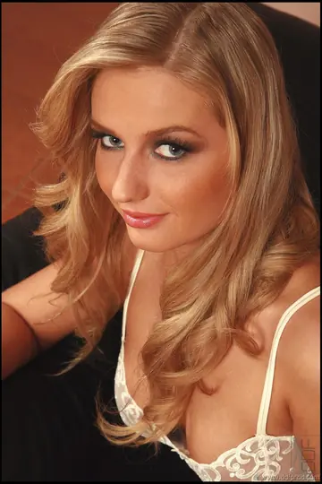 Busty Blonde in Stockings Fucks Herself with a Dildo