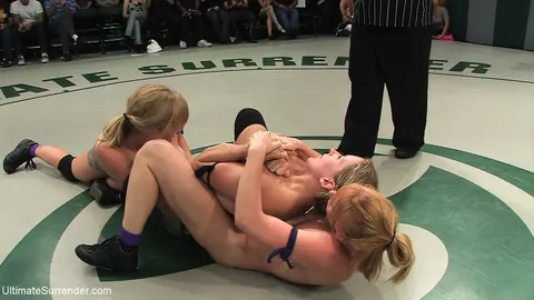 Adrianna Nicole: Blonde MILF and Redhead Finger and Lick While Restrained – photo 4 of 21