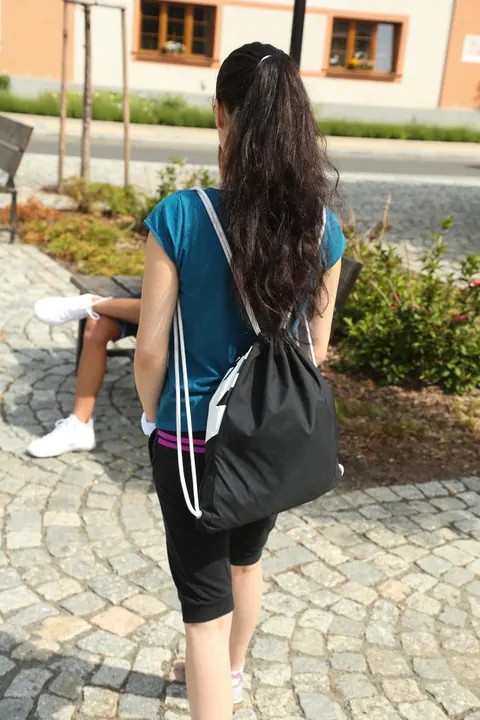 Brunette in Shorts Takes Anal in the Forest – photo 1 of 21