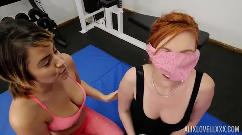 Alix Lovell: Tall Redhead MILF and Friend Share a POV Blowjob – photo 2 of 20