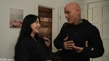 Charlotte Sartre – Tattooed Brunette in Bondage Takes Anal Doggy Style and a Dildo