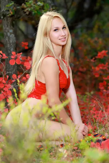 Pale Russian Blonde Undresses and Spreads Her Legs