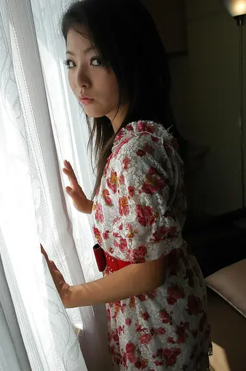 Asian Brunette Undresses from Lingerie and Spreads Her Pussy