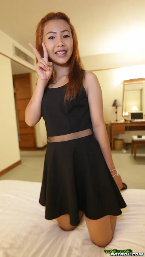 Petite Filipina Redhead Spreads Her Hairy Pussy – photo 7 of 21