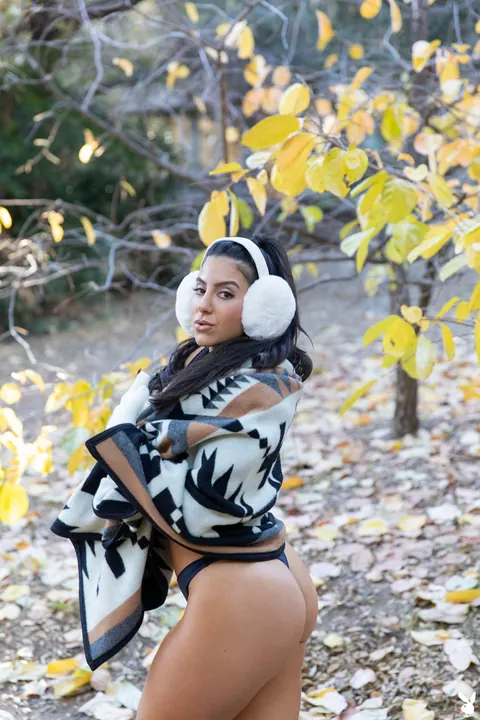 Lena The Plug: Thick Brunette with Enhanced Tits and Big Ass Poses Outdoors – photo 6 of 20
