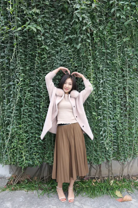 Japanese Woman Poses Outdoors Fully Clothed – photo 20 of 20